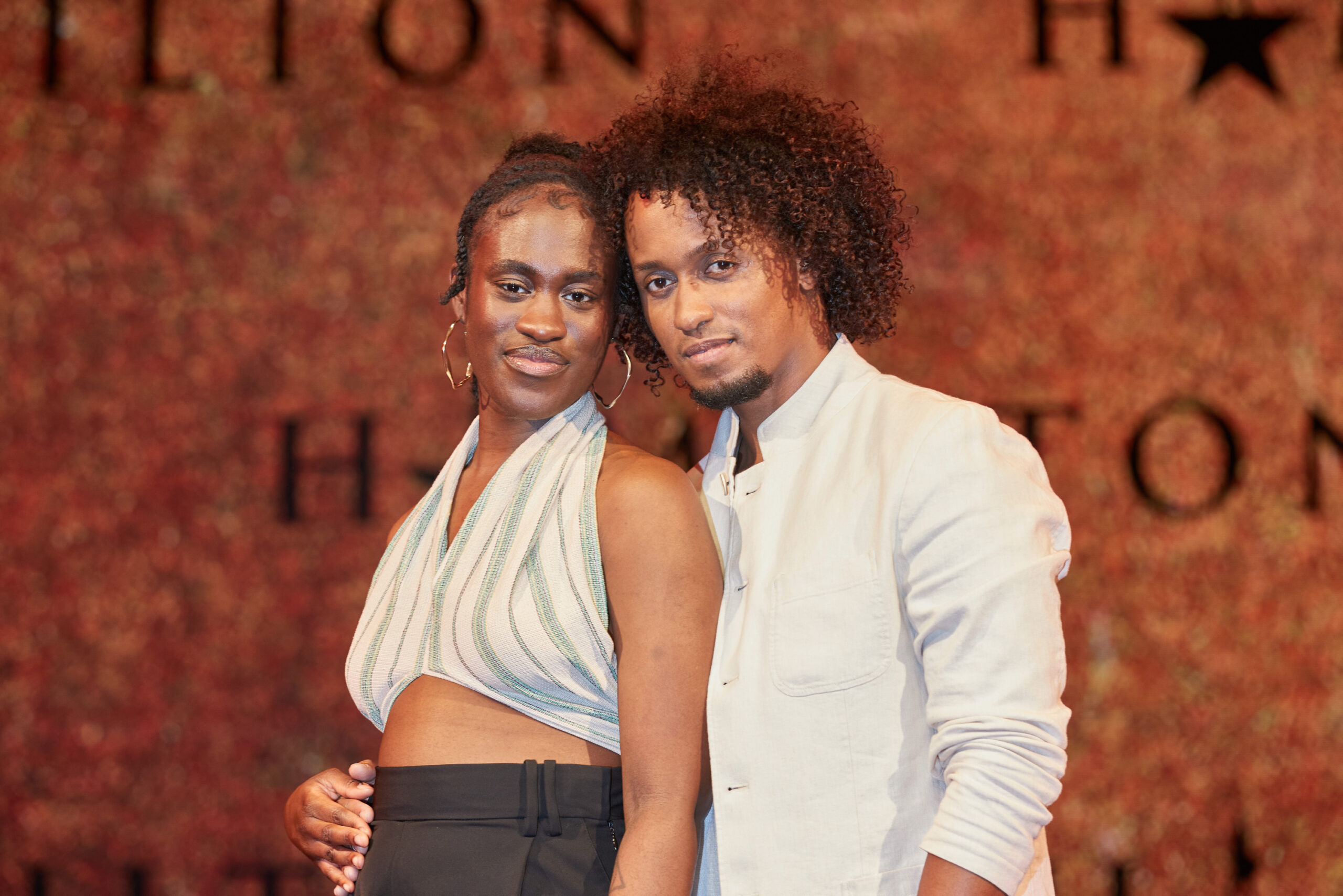 Die beiden Hauptdarsteller im Musical „Hamilton“: Ivy Quainoo und Benet Monteiro