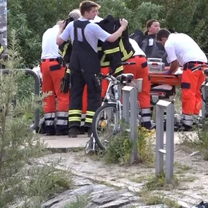 Badeunfall an der Elbe