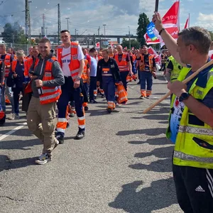 Warnstreik der Hafenarbeiter