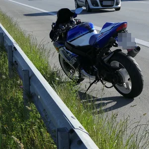 Mit diesem Suzuki-Motorrad war der 39-Jährige unterwegs.