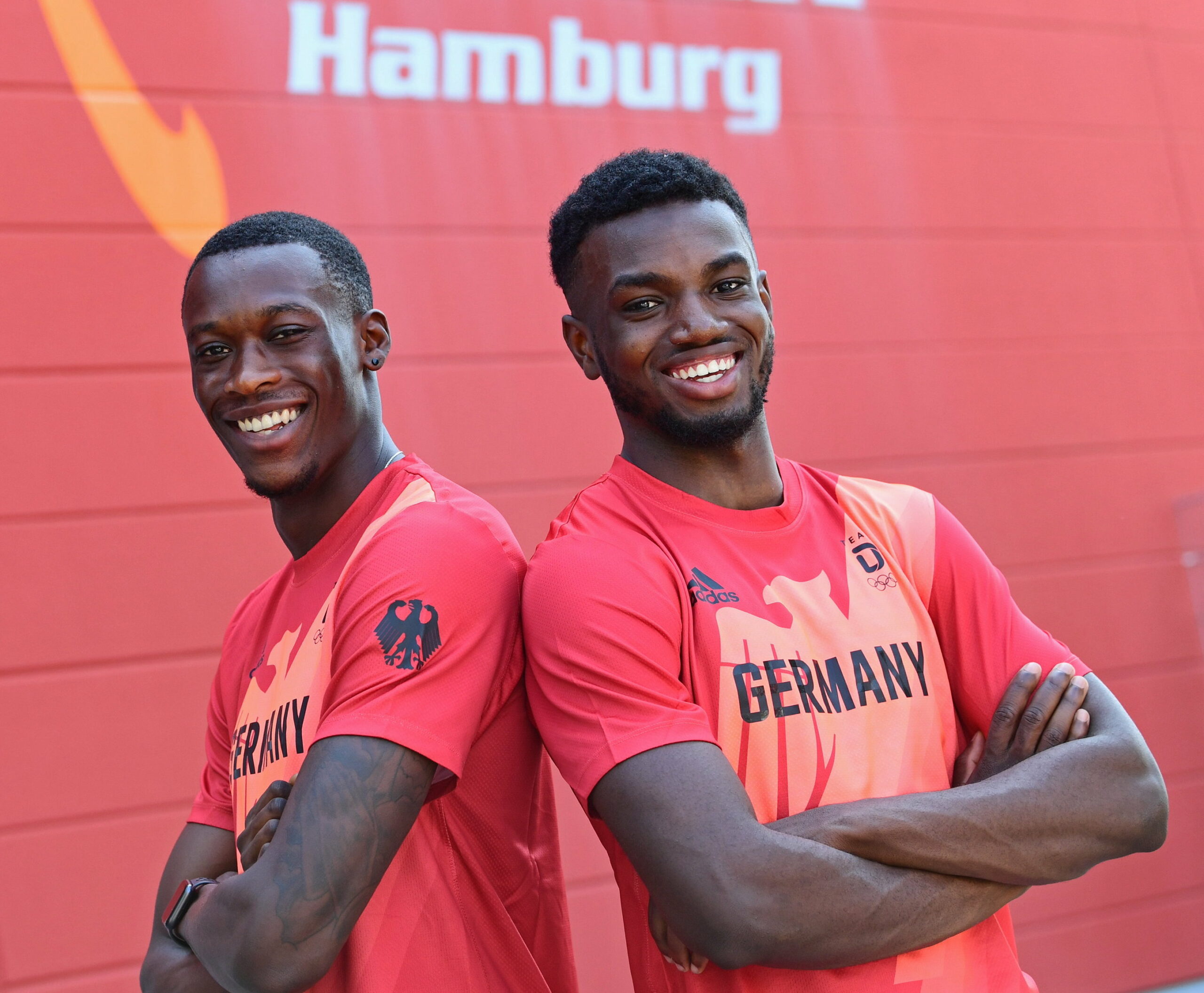 Owen Ansah (l.) und Lucas Ansah-Peprah vom HSV
