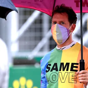Sebastian Vettel setzt sich immer wieder visuell für die LGBTQ+ Community ein