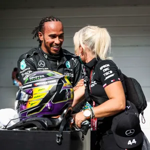Lewis Hamilton und Angela Cullen