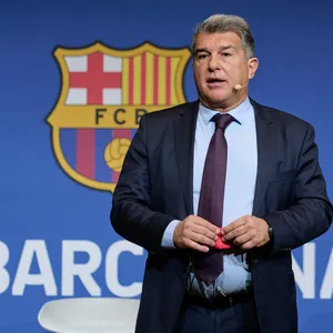 Joan Laporta äußert sich vor den Medien