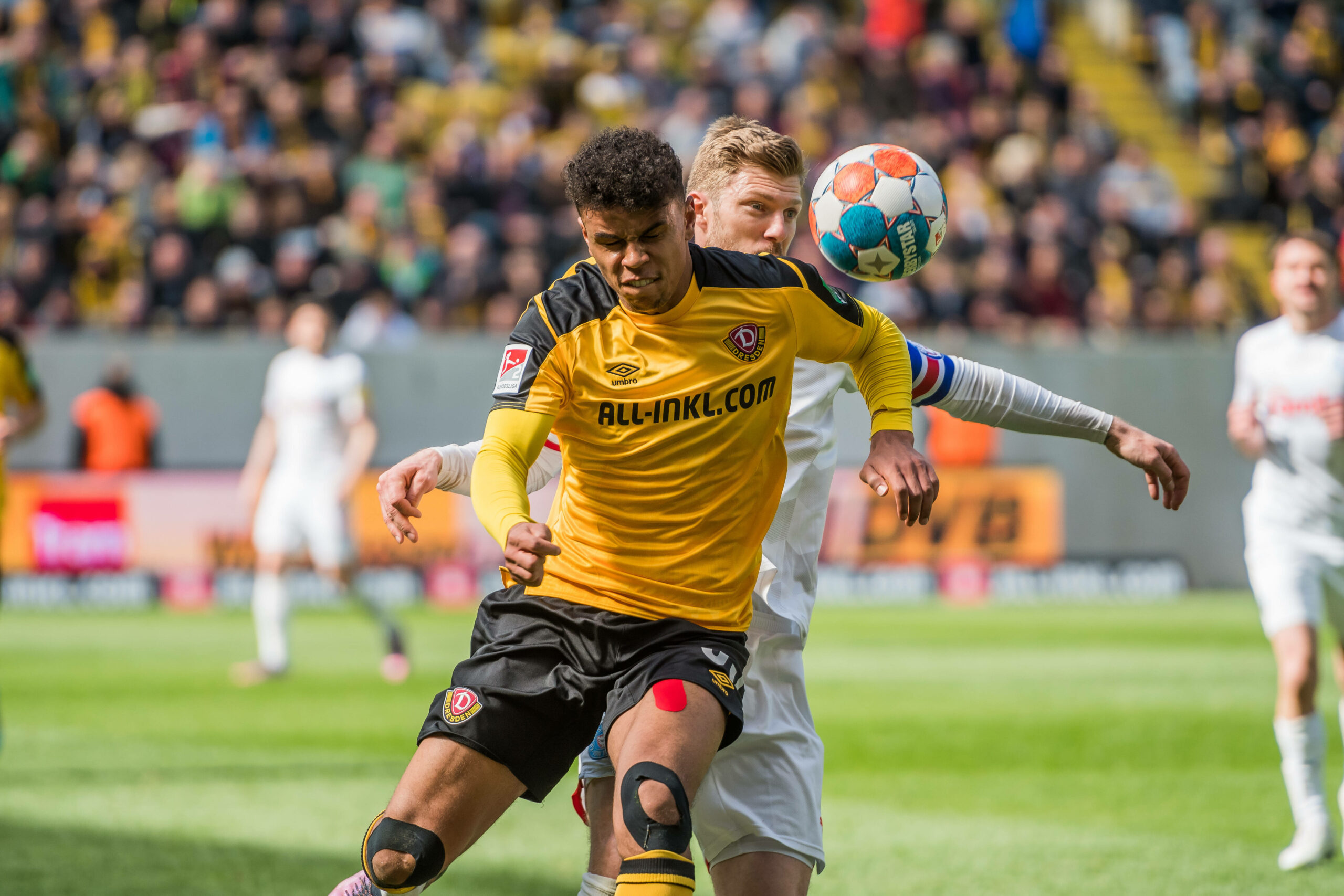 Dresdens Angreifer Ransford Königsdörffer könnte bald für den HSV spielen.