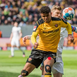 Dresdens Angreifer Ransford Königsdörffer könnte bald für den HSV spielen.
