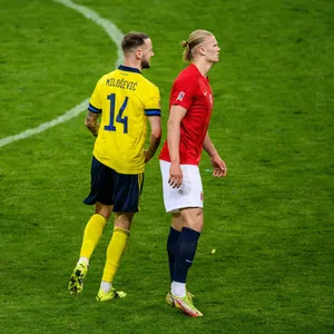 Haalands Gegenspieler Milosevic soll ihn während der Nations-League-Partie verbal angefeindet haben