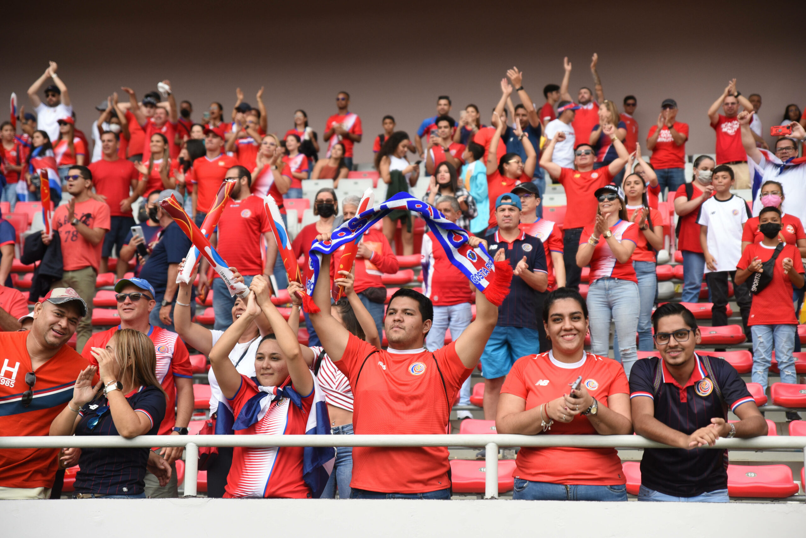 Die Fans von Costa Rica hoffen