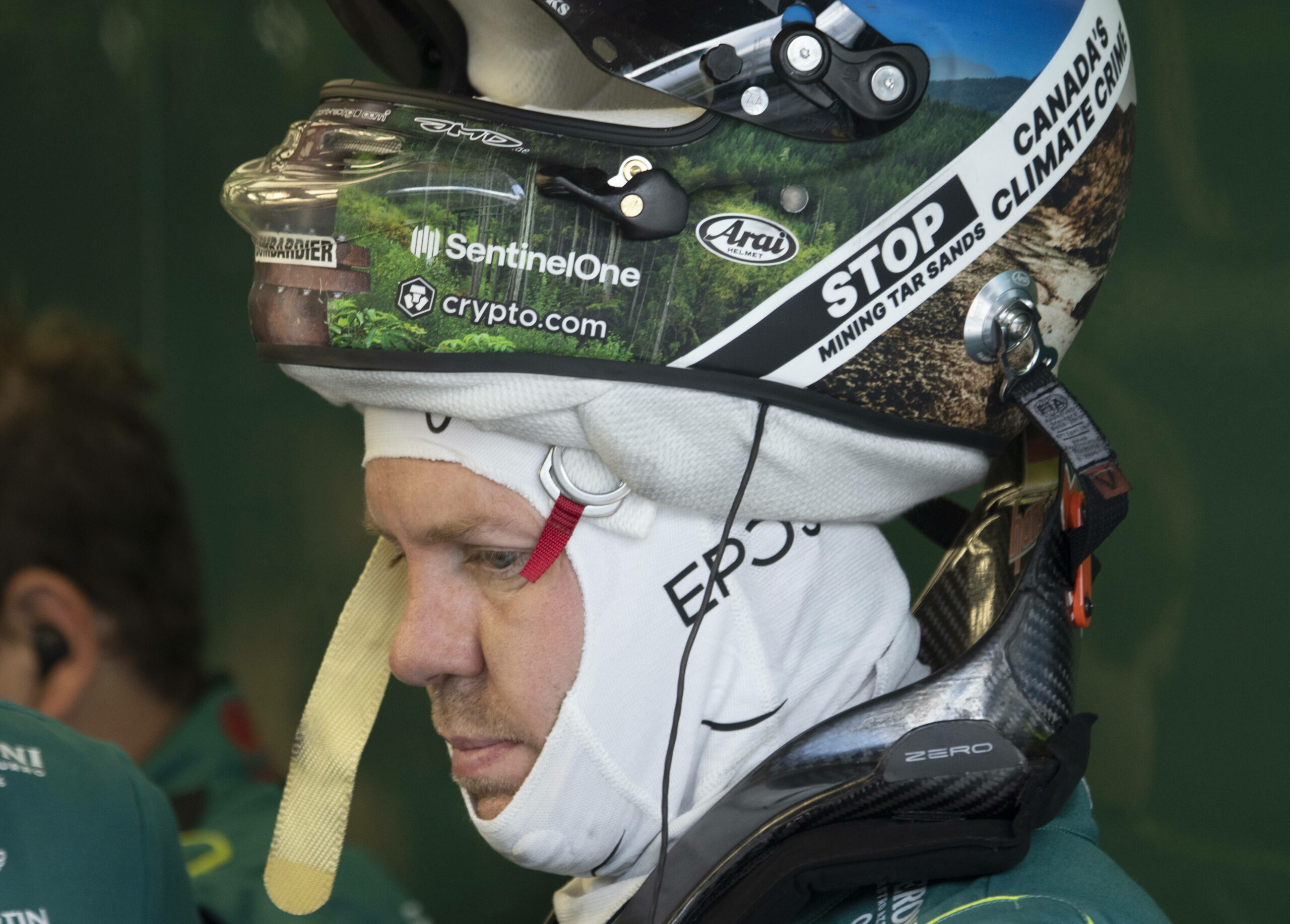 Sebastian Vettel trug seinen Protest-Helm im Training, jedoch nicht beim Großen Preis von Kanada.