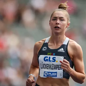 Die deutsche Leichtathletin Gina Lückenkemper sah sich im vergangenen Jahr Beleidigungen in den sozialen Medien ausgesetzt.