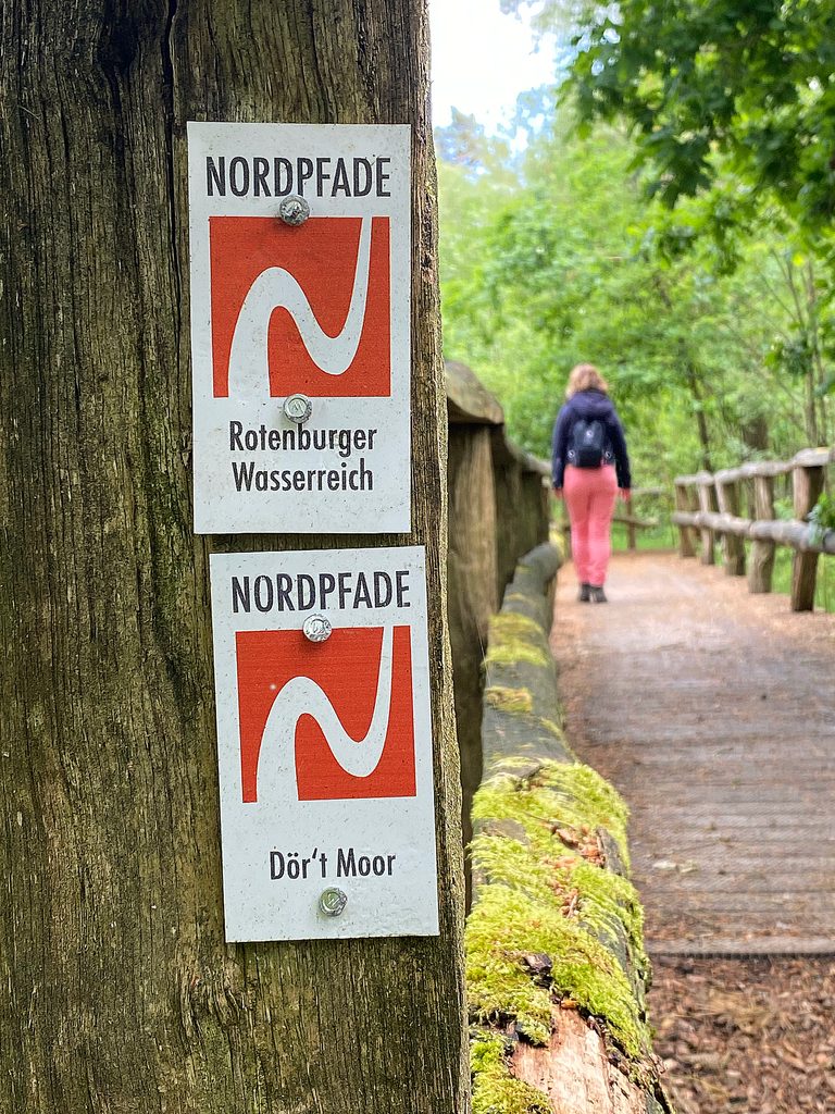 Nordpfade Schilder