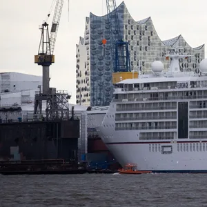 Wird es bald für Kreuzfahrtschiffe in Hamburg zur Pflicht, Landstrom zu verwenden? Die Linke stellt einen entsprechenden Antrag. (Symbolbild)