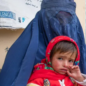 Verschleierte Afghaninnen