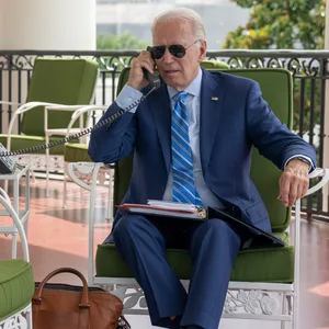 US-Präsident Joe Biden arbeitete während seiner Corona-Infektion weiter – in Isolation.