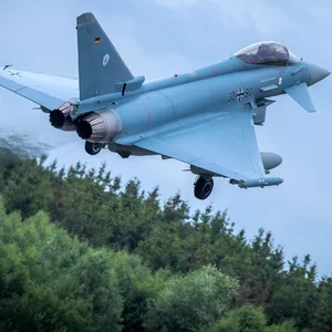 Eurofighter starten zur Luftraum-Überwachung in Richtung Estland