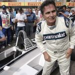 Nelson Piquet in racing suit