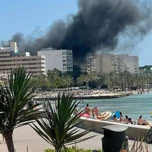 Brand am Ballermann