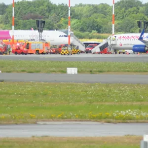 Sicherheitslandung am Hamburger Airport mit fast 200 Menschen an Bord.