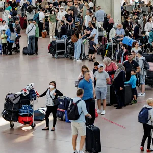 Andrang im Terminal