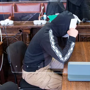 Anschlag geplant: Der 21 Jahre alte Angeklagte im Oberlandesgericht