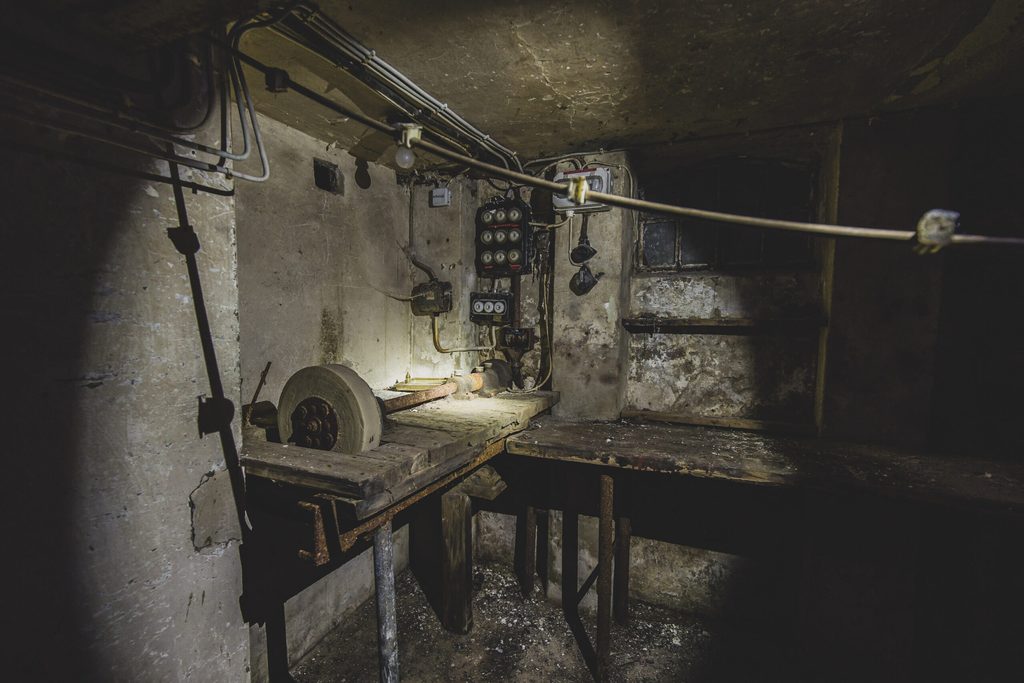 Etwas unheimlich wirkt der Keller des „Helenenhauses“.