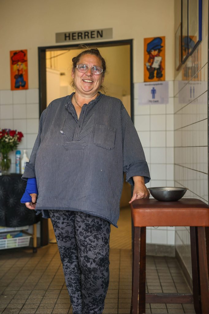 Helga Halbeck, Klofrau und Mutter für alle vom Fischmarkt