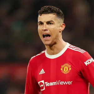 Cristiano Ronaldo trägt - noch - das Trikot von Manchester United.