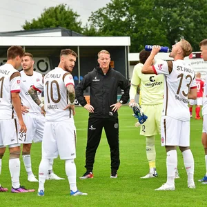 St. Pauli beim Testspiel gegen Silkeborg