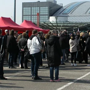 Verdi-Streik am Hamburger FLughafen