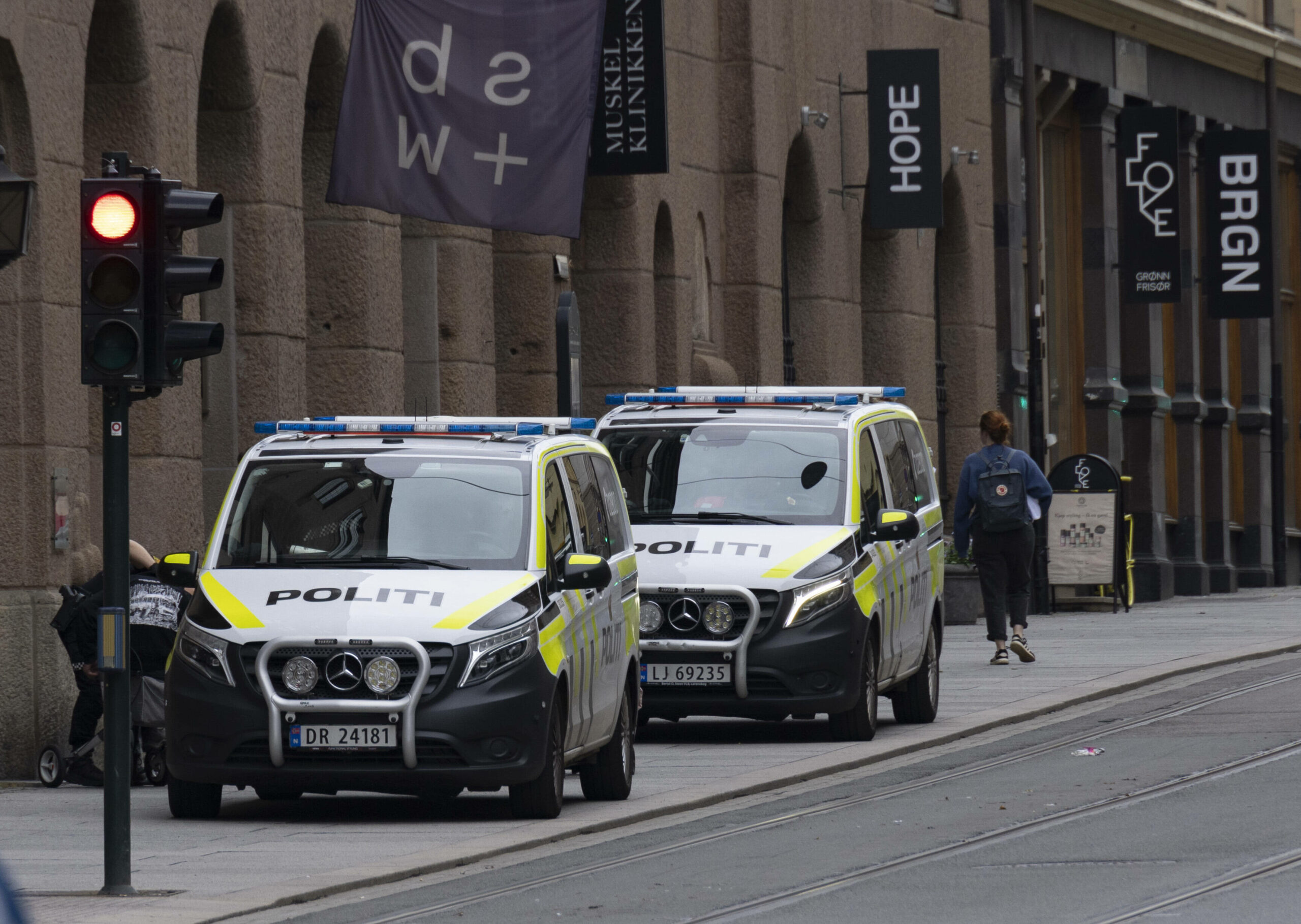 Polizeiautos in Oslo (Symbolbild)