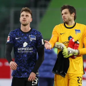 Lukas Klünter und Rune Jarstein