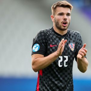 HSV-Verteidiger Mario Vuskovic im Einsatz für die kroatische U21-Nationalmannschaft