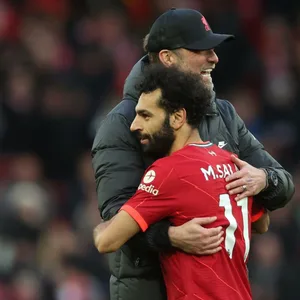 Jürgen Klopp und Mohamed Salah