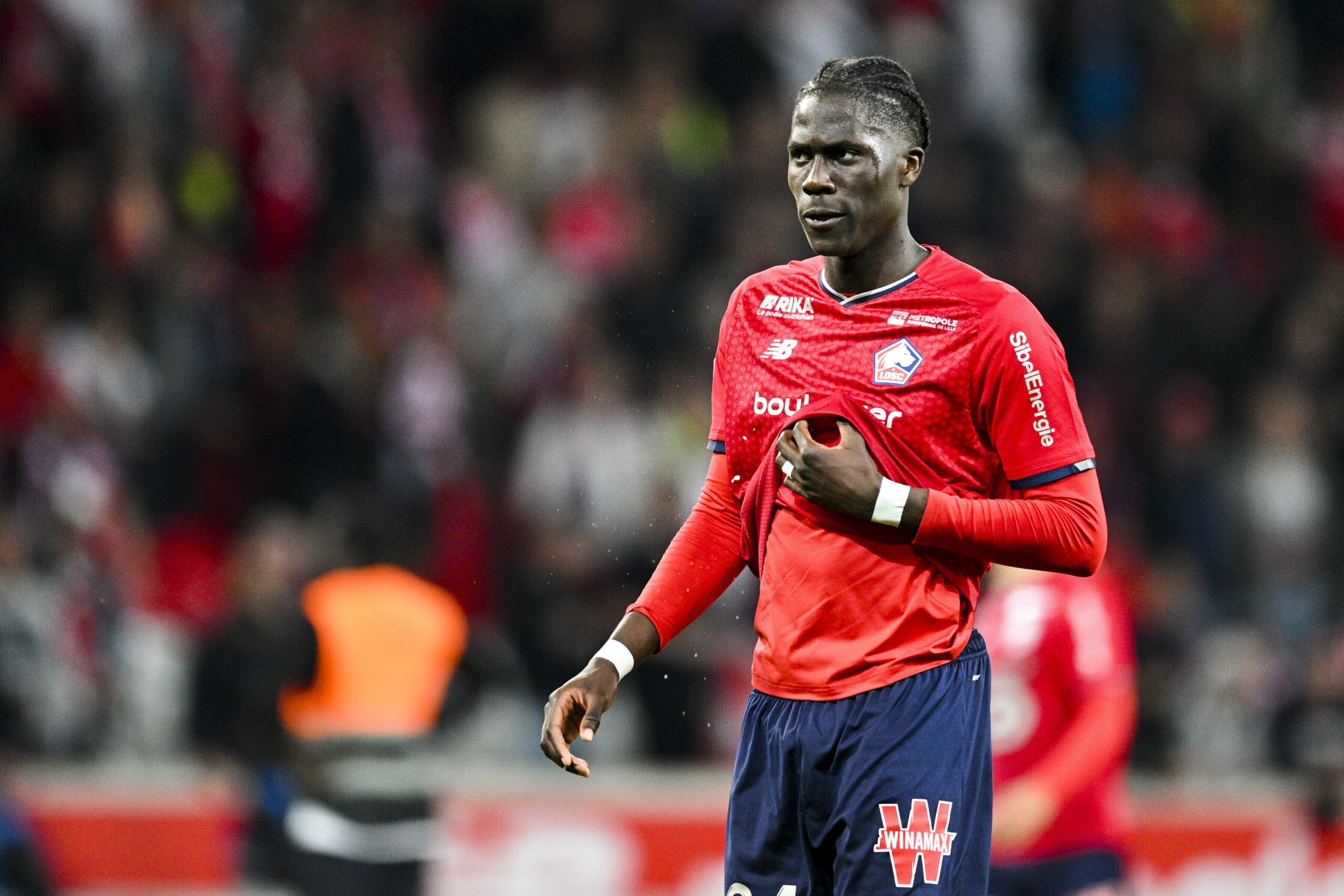 Amadou Onana machte mit dem OSC Lille in der vergangenen Saison den nächsten Schritt in seiner Karriere.