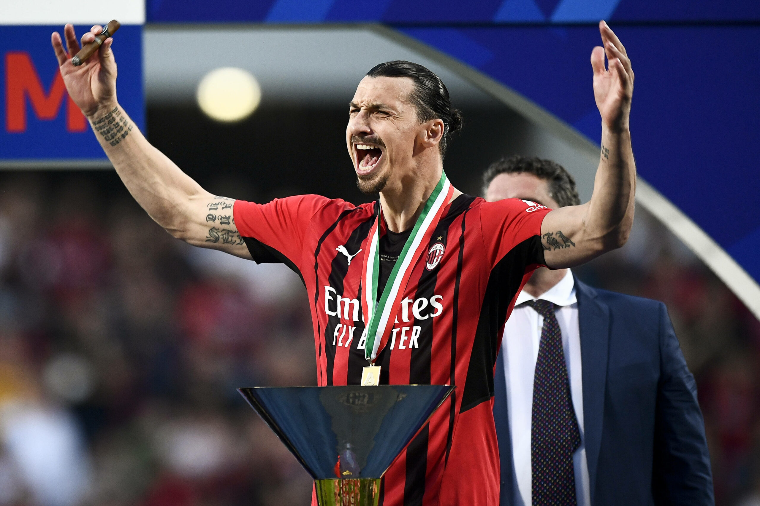 Zlatan Ibrahimovic konnte in der vergangenen Saison mit dem AC Mailand die Serie A gewinnen.