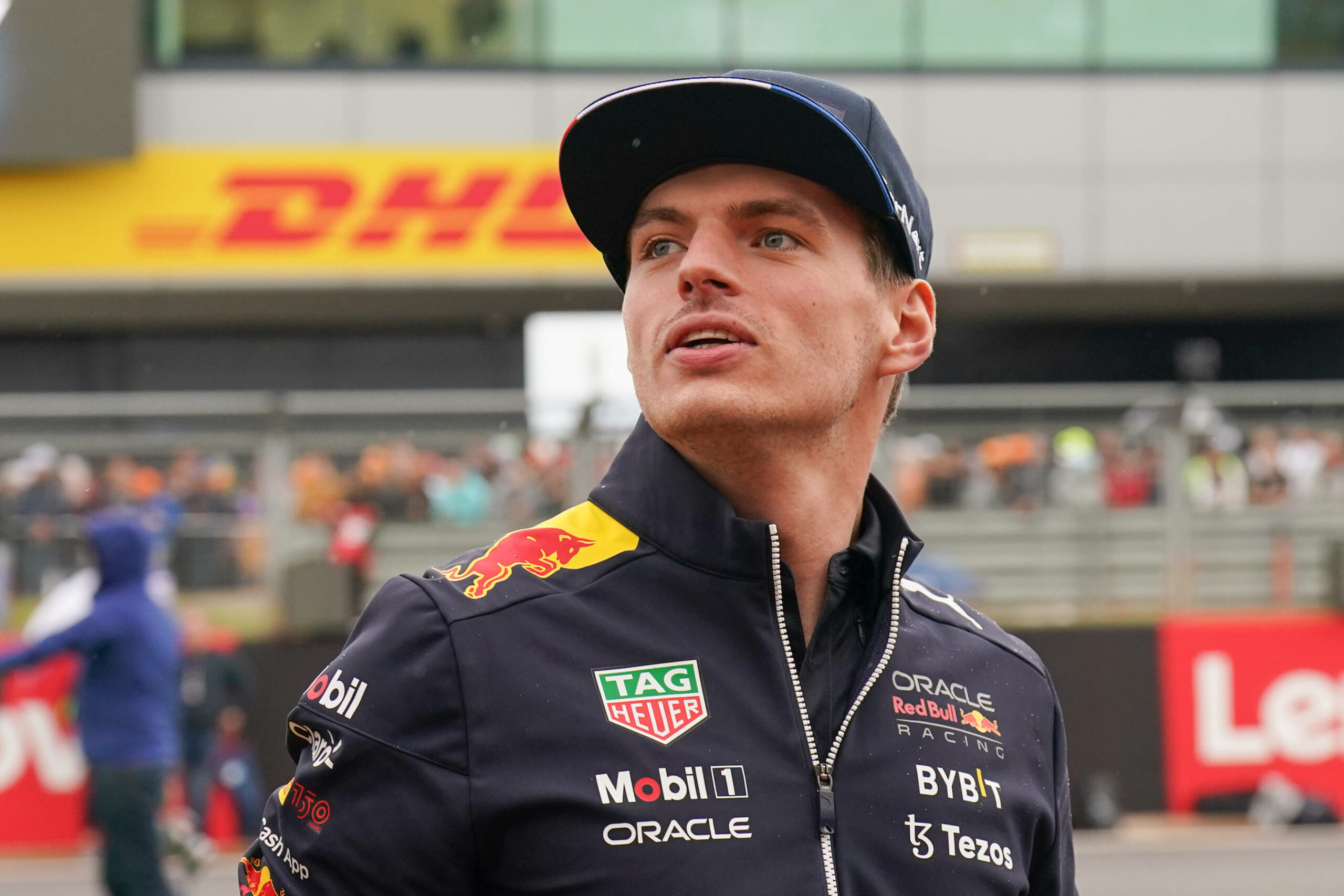 Max Verstappen in Silverstone