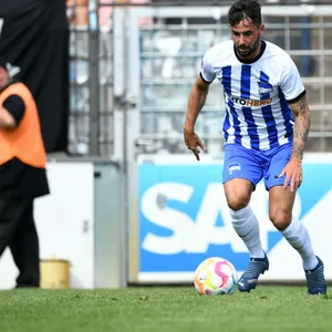 Aufgrund eines Tumors im Hoden fehlt Marco Richter der Hertha auf unbestimmte Zeit.