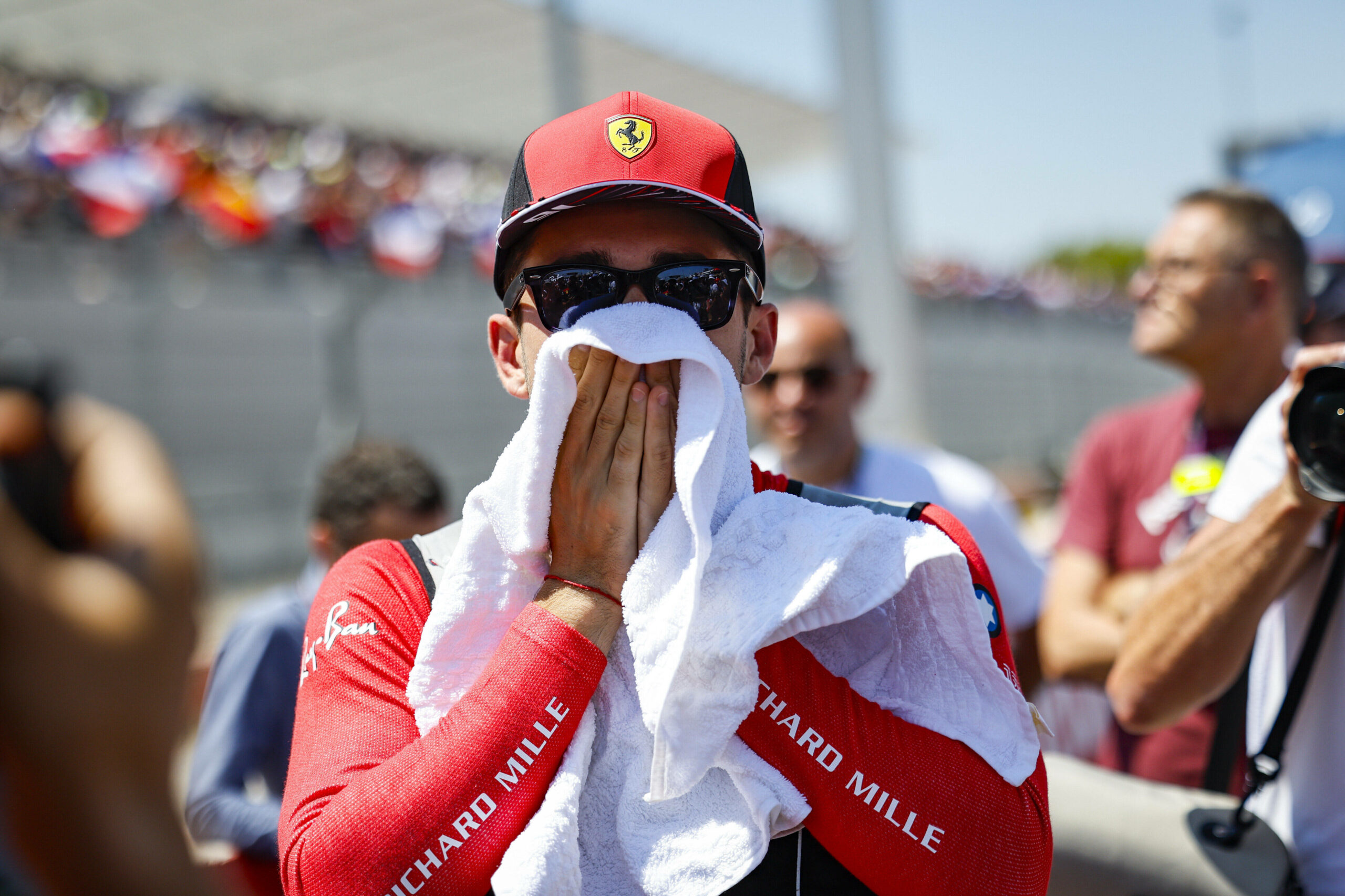 Ferrari-Pilot Charles Leclerc erlebte in Le Castellet einen gebrauchten Tag.