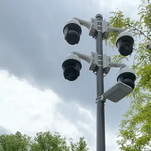 22 Kameras stehen seit 2019 auf dem Hansaplatz in Hamburg.
