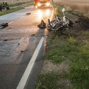 Tödlicher Motorradunfall.