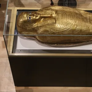 Der Sarg des Nedjemankh wird seit 2019 im „National Museum of Egyptian Civilization“ ausgestellt.