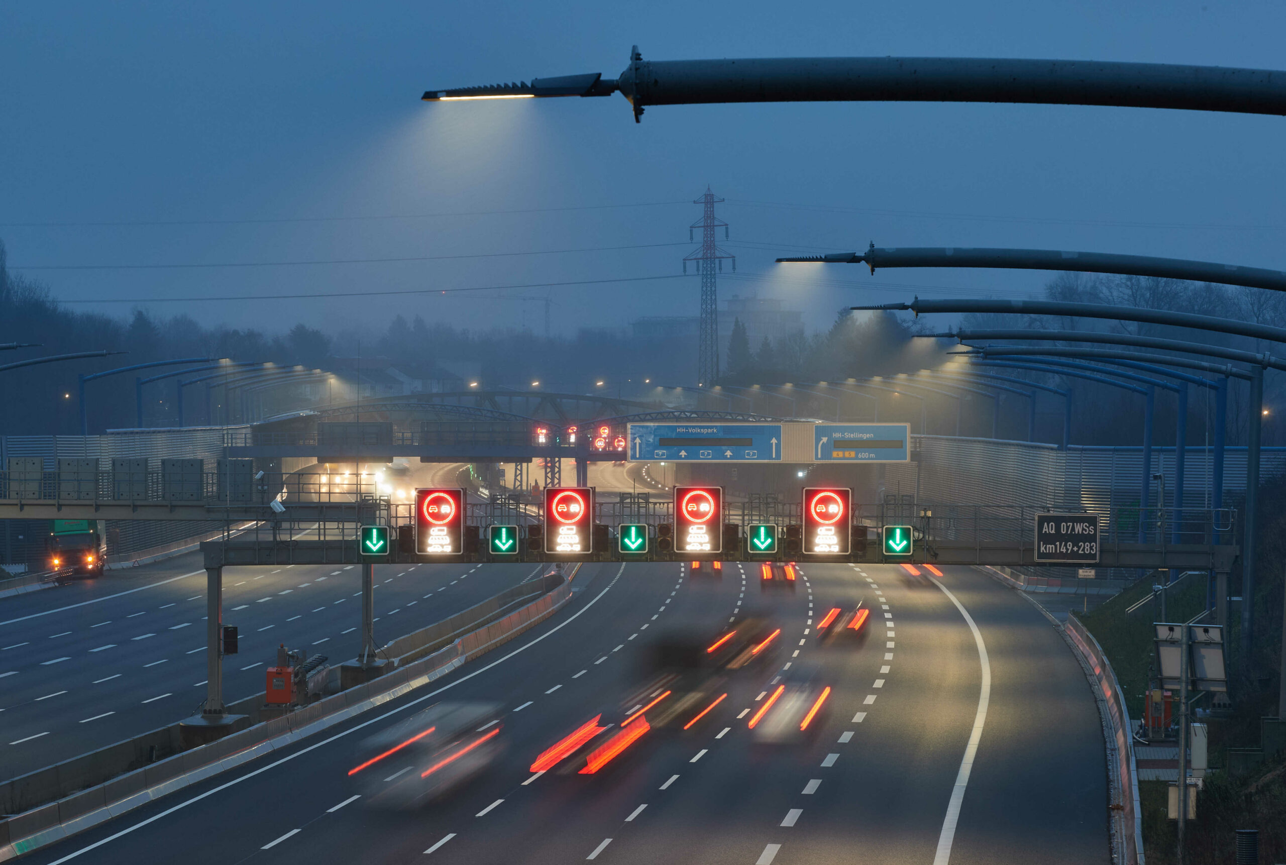 Auf der A7 in Hamburg werden Wartungsarbeiten durchgeführt (Archivfoto).