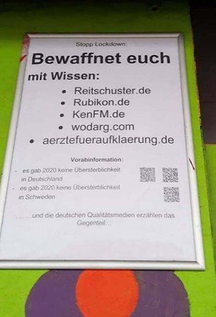 Das Plakat, das das Fass wohl endgültig zum Überlaufen brachte.
