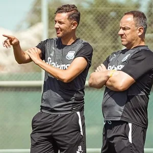Alexander Zorniger (r.) und Jurek Rohrberg arbeiten ab sofort nicht mehr für Apollon.
