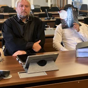 Angeklagter vor Gericht