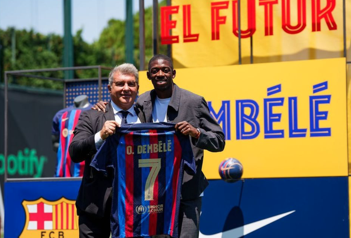Ousmane Dembélé verlängert für zwei Jahre beim FC Barcelona.