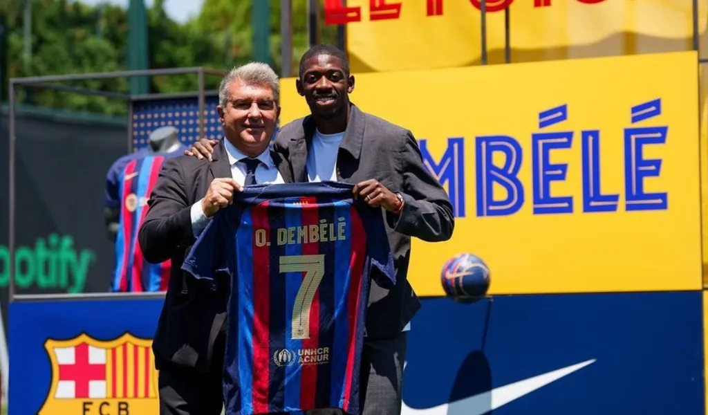 Ousmane Dembélé verlängert für zwei Jahre beim FC Barcelona.