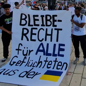 Demo am Jungfernstieg
