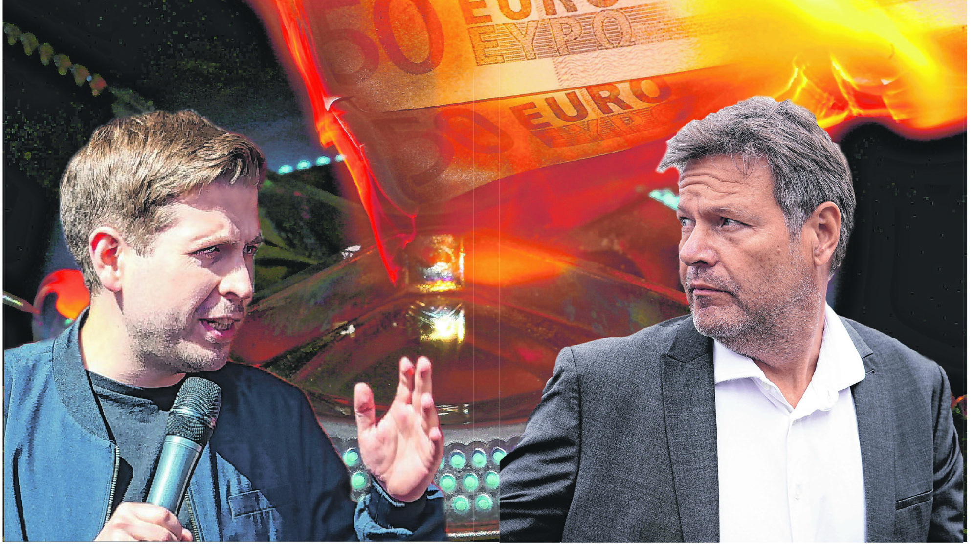Kevin Kühnert (SPD) kritisiert die Gasumlage-Pläne von Robert Habeck (Grüne).