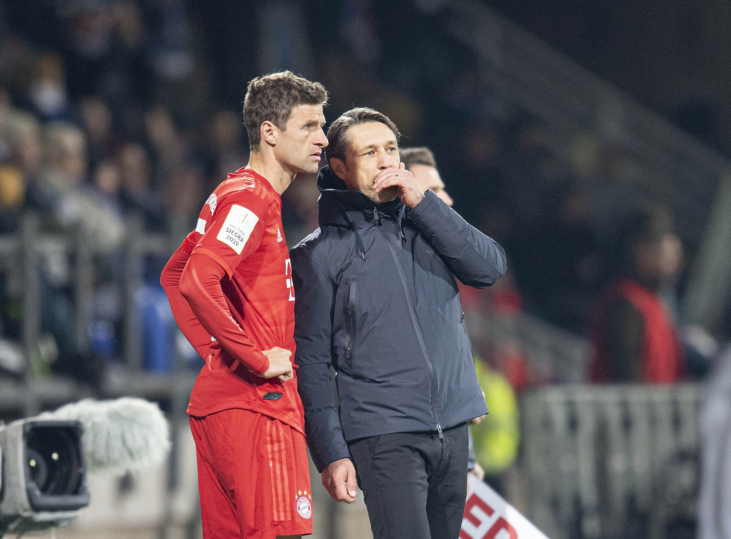 Wiedersehen mit Brisanz? Thomas Müller und Ex-Bayern Trainer Niko Kovac pflegten nicht das beste Verhältnis.